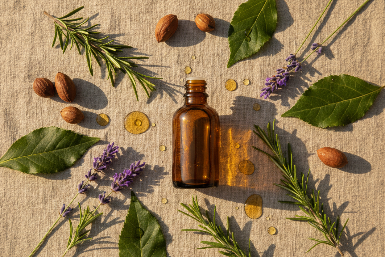 Herbal Hair Oil: Natural Strength and Shine